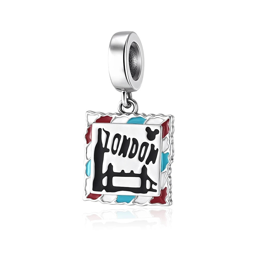 Ciondolo My Life in argento sterling 925 - Smalto per unghie nero 