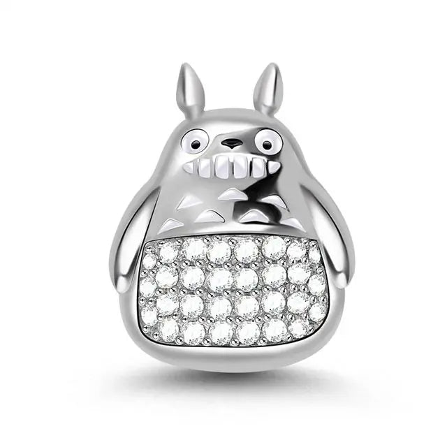Totoro Spirit Charm - My Life Pendant in 925 Sterling Silver