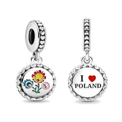 Ciondolo My Life in argento sterling 925 - Smalto per unghie nero 