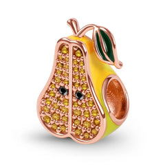 My Life Charm aus 925 Sterling Silber - Schwarzer Nagellack-Anhänger 