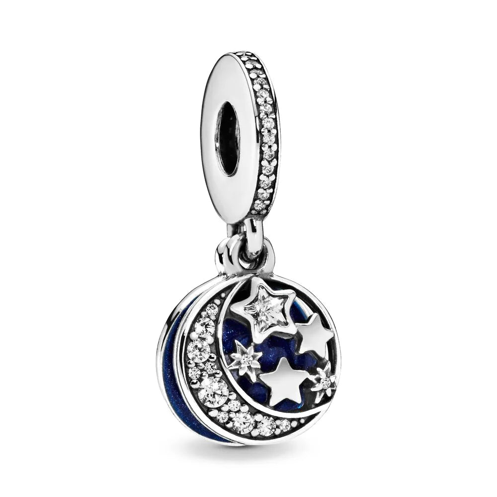 My Life Charm aus 925 Sterling Silber - Schwarzer Nagellack-Anhänger 
