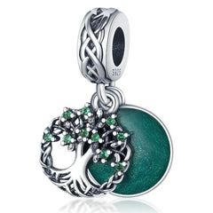 Ciondolo My Life in argento sterling 925 - Smalto per unghie nero 