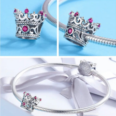 Charm My Life in 925 Silver - Royal Crown