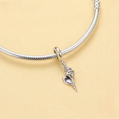 Charm My Life in 925 Silver - Ocean Whisper Shell Pendant