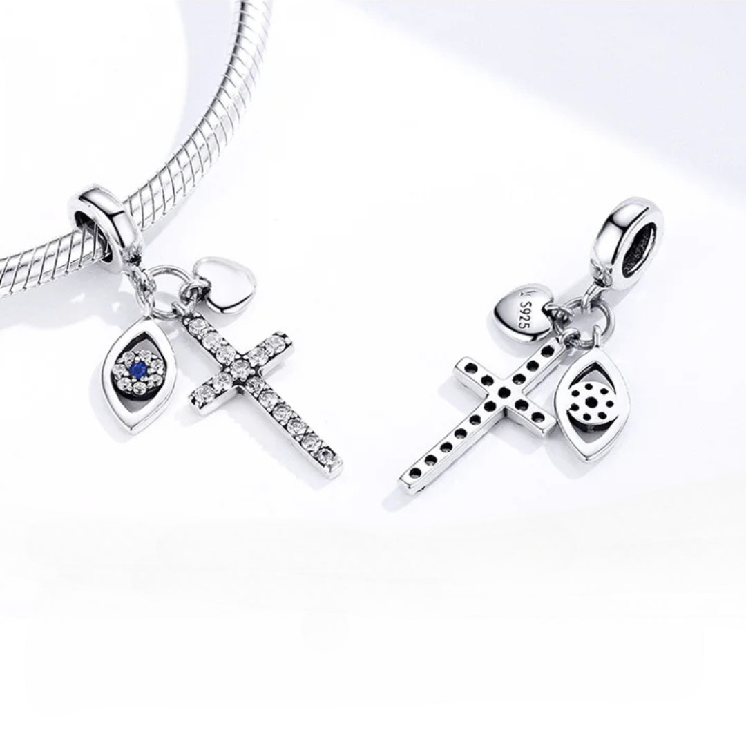 Charm My Life in 925 Silver - Faith & Protection Pendant