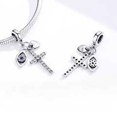 Charm My Life in 925 Silver - Faith & Protection Pendant