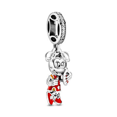 Minnie Fashionista Pendant - My Life Charm in 925 Sterling Silver