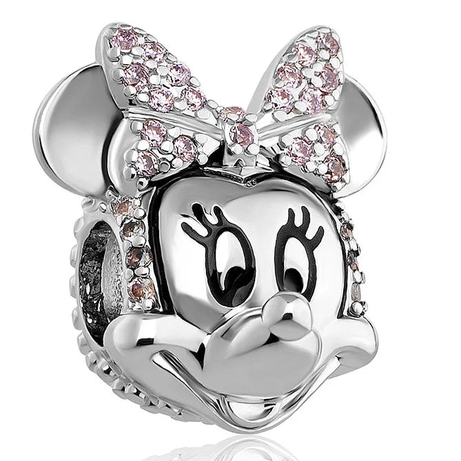 Minnie Pink Bow - My Life Charm in 925 Sterling Silver
