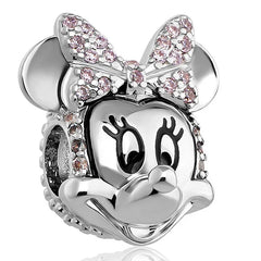Minnie Pink Bow - My Life Charm in 925 Sterling Silver