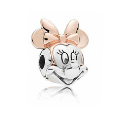 Minnie Rose Gold Bow - My Life Charm in 925 Sterling Silver