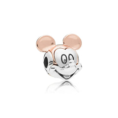 My Life Charm in 925 Sterling Silver -Mickey Rose Gold Ears