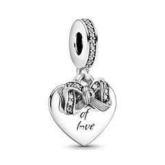 Ciondolo My Life in argento sterling 925 - Smalto per unghie nero 