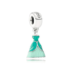 Tiana’s Dress Pendant - My Life Charm in 925 Sterling Silver