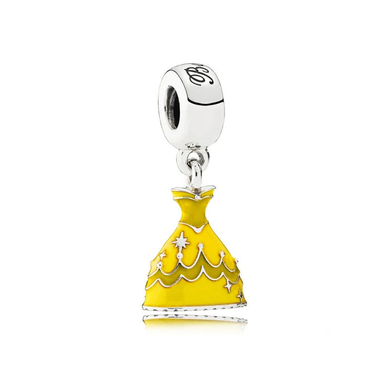 Belle’s Dress Pendant - My Life Charm in 925 Sterling Silver
