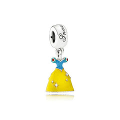 Snow White’s Dress Pendant - My Life Charm in 925 Sterling Silver