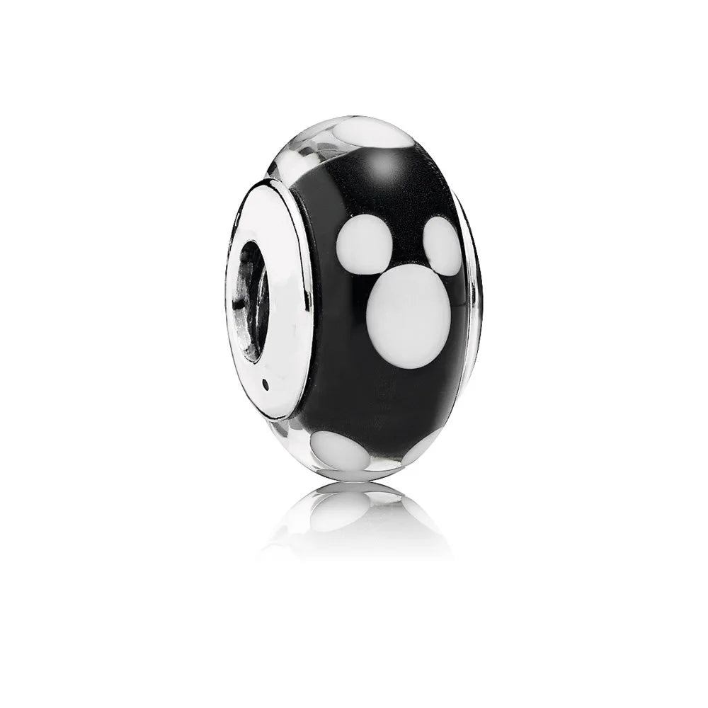 My Life Charm aus 925 Sterling Silber - Schwarzer Nagellack-Anhänger 