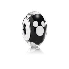 My Life Charm aus 925 Sterling Silber - Schwarzer Nagellack-Anhänger 