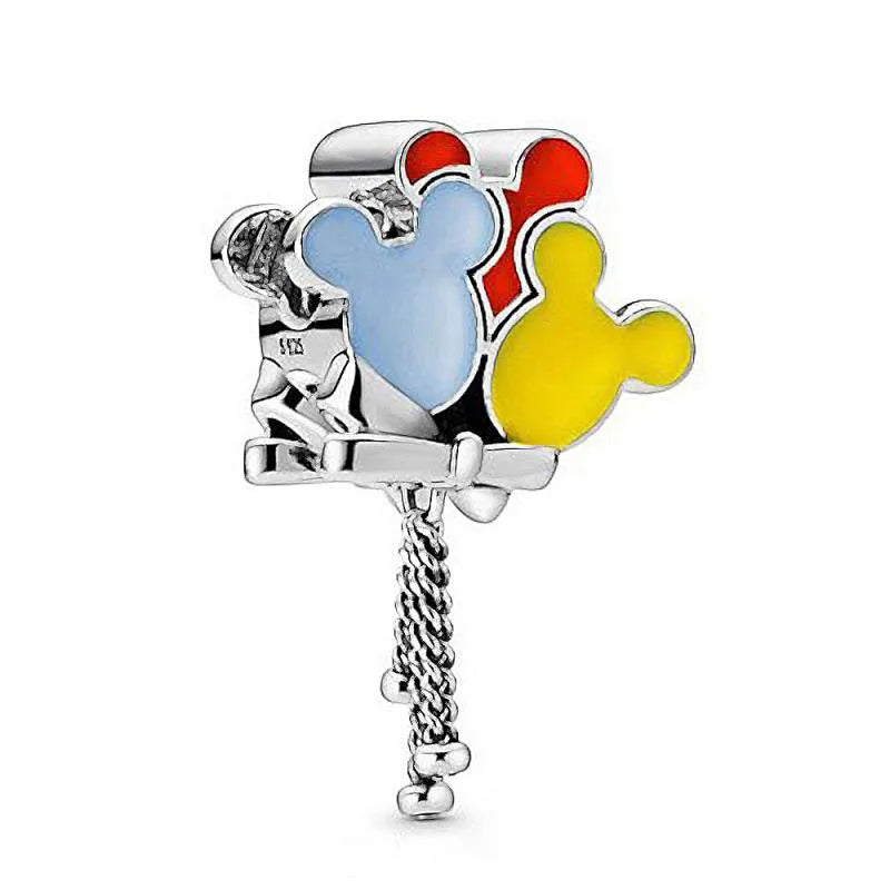 Mickey Balloons Safety Pendant - My Life Charm in 925 Sterling Silver