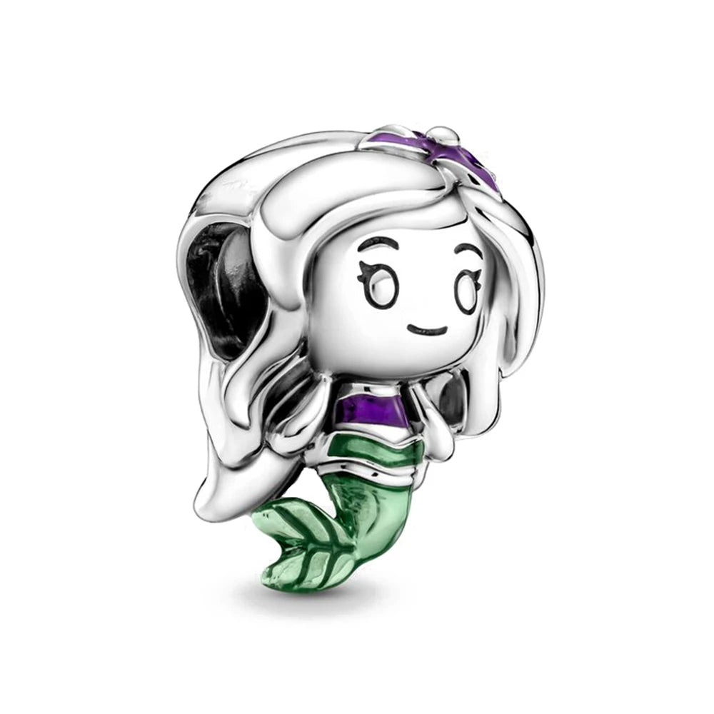 Ariel Chibi Charm - My Life Pendant in 925 Sterling Silver