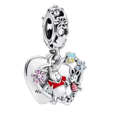 Forever Friends Pendant - My Life Charm in 925 Sterling Silver