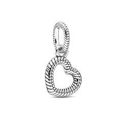 Ciondolo My Life in argento sterling 925 - Smalto per unghie nero 