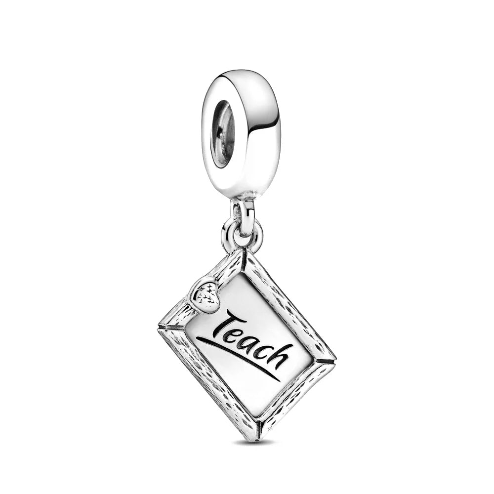 My Life Charm aus 925 Sterling Silber - Schwarzer Nagellack-Anhänger 