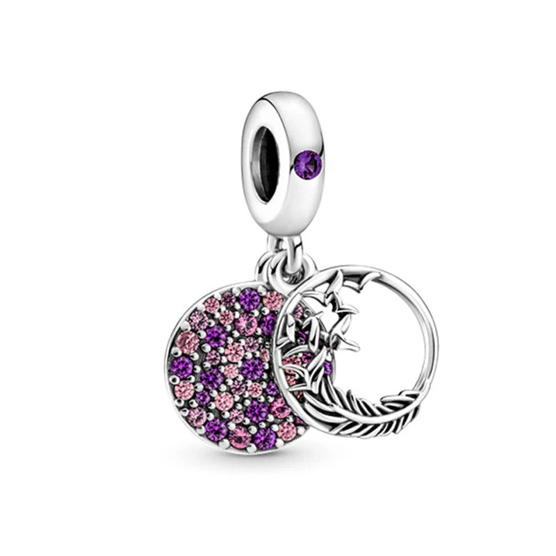 Ciondolo My Life in argento sterling 925 - Smalto per unghie nero 