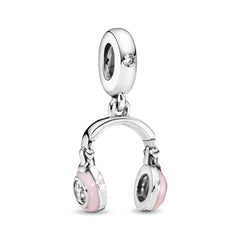Ciondolo My Life in argento sterling 925 - Smalto per unghie nero 