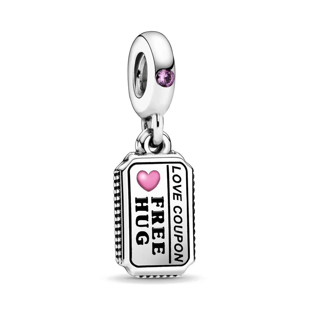Ciondolo My Life in argento sterling 925 - Smalto per unghie nero 