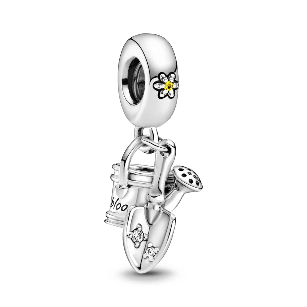 Ciondolo My Life in argento sterling 925 - Smalto per unghie nero 