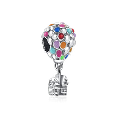 Up House Balloon Pendant - My Life Charm in 925 Sterling Silver