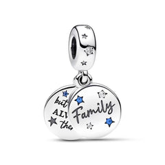 Family Stars Pendant - My Life Charm in 925 Sterling Silver
