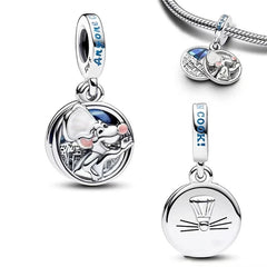 Remy Anyone Can Cook Ratatouille Pendant - My Life Charm in 925 Sterling Silver