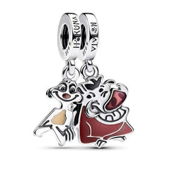 Timon & Pumbaa Pendant - My Life Charm in 925 Sterling Silver