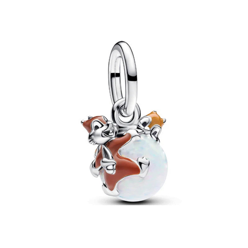 Chip & Dale Mischief Pendant - My Life Charm in 925 Sterling Silver