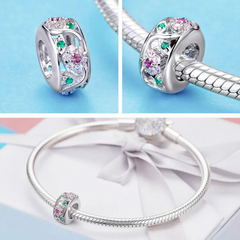 Charm My Life in argento 925 - Giardino fiorito 